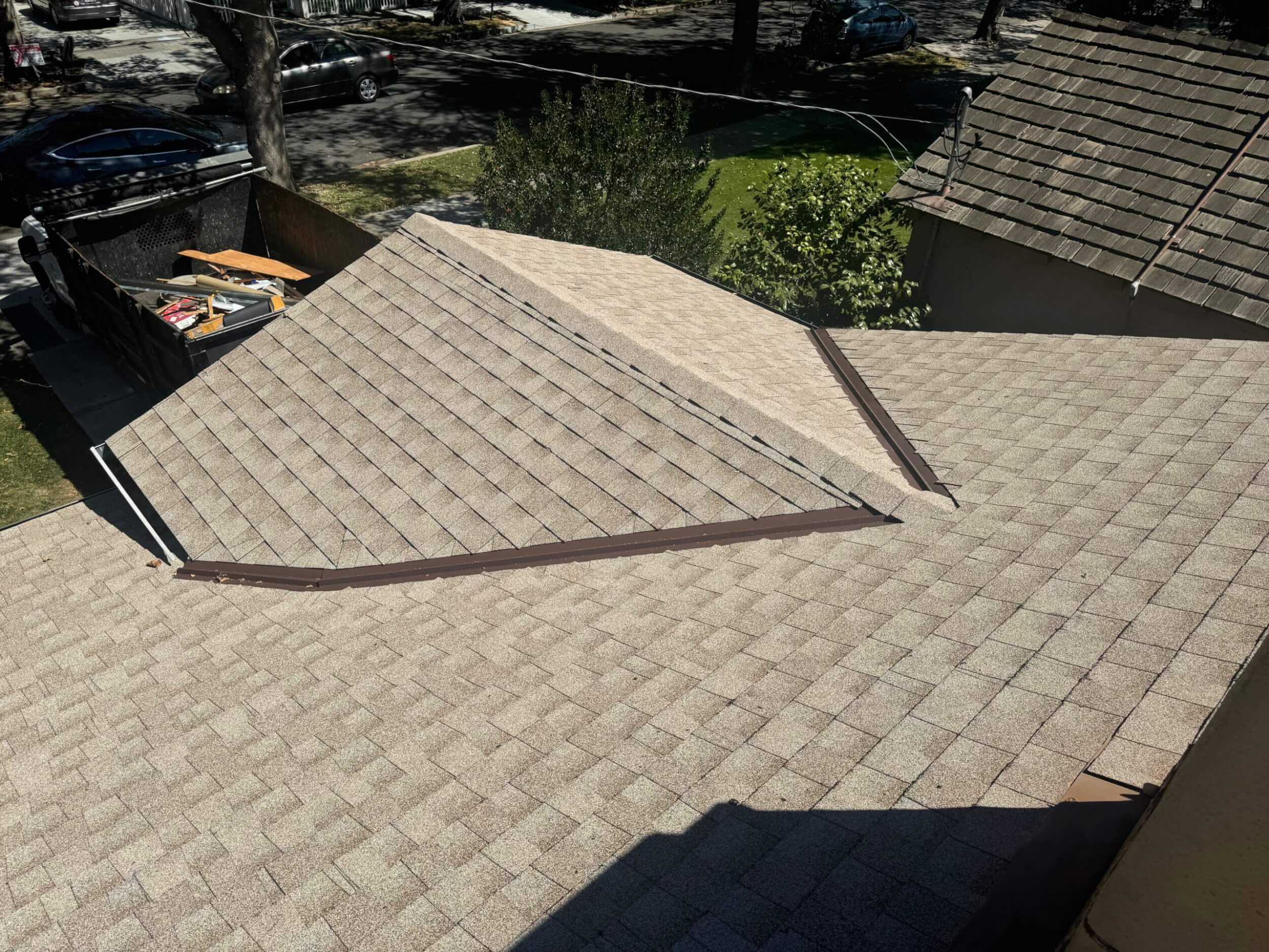 Home Pro Roofing Solar Contractor Removal and Replacement Solar in Redwood City, CA. Roof installed by Home Pro Roofing and Solar, Sunnyvale, CA