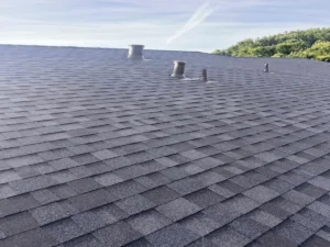New composition shingle roof in Redwood City, CA installed by Home Pro Roofing and Solar