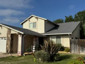 New composition shingle roof in San Jose, CA installed by Home Pro Roofing and Solar