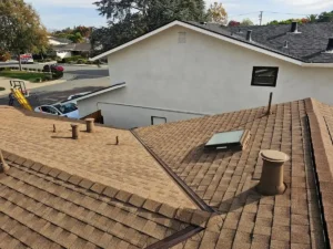 New composition shingle roof in Santa Clara, CA installed by Home Pro Roofing and Solar