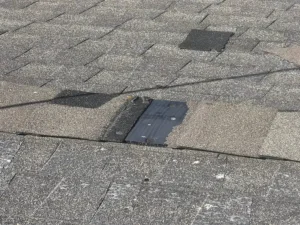 Aging composition shingle roof in Sunnyvale, CA before replacement by Home Pro Roofing and Solar