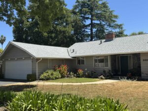 New Roofing system with battery backup on a Los Altos Hills, CA home by Home Pro Roofing and Solar